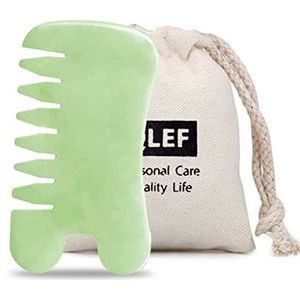 Jade Gua Sha gereedschap voor schrapen, massage, handgemaakt, jade kujaw/gua sha-bord, gereedschap voor Graston-spa-acupunctuurbehandeling, triggerpoint