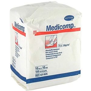 Hartmann Medicomp® unsterile Vlieskompressen 10 x 10 cm - 100 Stück - B00KTDA16G | Packung (100 Stück)