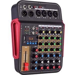 geluidsconsole, 4-kanaals audiomixer, 3-bands EQ op alle kanalen for studio-opnames en meer, met BT-functie Professioneel audiosysteem