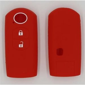 QWLEYCHN Siliconen Auto Afstandsbediening Fob Key Case Cover, voor Mazda 2 3 5 6 CX-3 CX-4 CX-5 CX-7 CX-9 Atenza Axela MX5