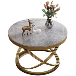 Klaptafel En Stoelen Voor Kampeerreizen Lichte Luxe Ronde Salontafel Klein Appartement Woonkamer Theetafel Ijzeren Leisteen Salontafel Bijzettafel Tafel Klaptafels En Stoelen(G,A)