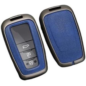 Autosleutel beschermhoes Legering Lederen Autosleutel Case Cover Shell Voor Prius Voor Camry Voor Corolla Voor CHR Voor C-HR Voor RAV4 Land Cruiser Sleutelhanger Sleutel Shell(4)