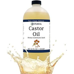 NakedOil Biologische ricinusolie, Ricinus Communis, 100% zuiver, naakte ricinusolie, 100 ml