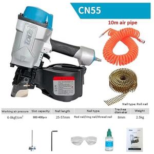Pallet Rolspijkermachine CN55 - Pneumatische Tacker - Voor Houtbewerking - Compact Ontwerp