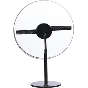 3D Hologram Projectieventilator, 30CM Desktop LED Holografische Lichtspeler, Reclame Display Machine, Logo Reclame Display Levendige beelden(Transparent)