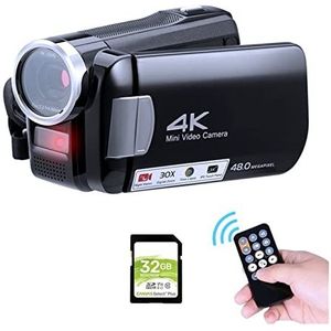 Videocamera, Videocamera camcorder 4K digitale camera for vlog -opname, AC2 Vlogging Video Camcorder Photography 108 0p 60fps, ir Nachtzicht