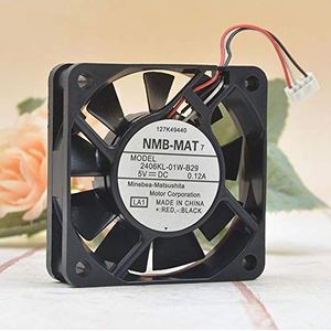 2406KL-01W-B29 6015 DC5V 0.12A double ball 3line silent fan