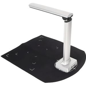 Documentscanner, A4 Catch-formaat Draagbare Resolutie van 3840 X 2880 Automatische Correctie OCR-technologie Meertalige USB-boekcamerascanner voor Thuisklas