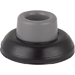 ZSLBMD Deurstop stopt aan de muur gemonteerde deurstop roestvrijstalen deurstop voor vloerdempende bumper(Argento)