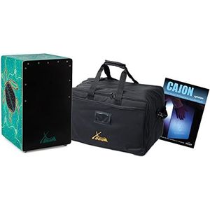 XDrum design reeks cajon ""Turtle"" set incl. tas + lesmateriaal