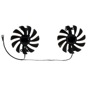 2 stuks GPU-koeler, videokaartventilator, voor KFA2 GTX1070 Ti EX GTX 1080 1070 EXOC, grafische VGA-kaartenkoeling