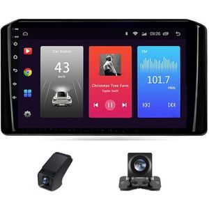 Carplay autoradio 2 Din geldt voor Mitsubishi Xpander 2021-2022 met Android Auto Bluetooth 10 inch touchscreen autoradio met FM-radio/GPS stuurwielbediening + achteruitrijcamera(X1)