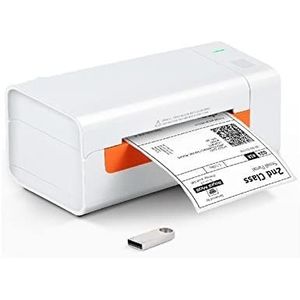 Desktop Thermische Labelprinter 203dpi USB Label Maker Sticker Verzending Barcode Printer Compatibel