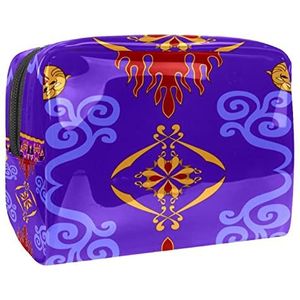 Cosmetische tas voor dames,kleine make-uptas voor portemonnee,Het magische tapijt van Aladdin,Cosmetische reistas,make-uptasje