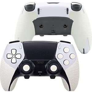 Controller Grip for PS5,Textured Skin kit,for PS5 Dualsense/Edge Anti-Skid Sweat-Absorbent Controllers Handle Grips, Buttons (PRO-wit, PS5Edge)