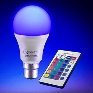 AURAGLOW - 7W - LED-lamp - B22 - Kleur Veranderend - Dimbaar - 3e Generatie