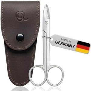 marQus - Schaartje voor voetnagels gemaakt in Duitsland met zeer scherp blad, incl. etui voor nauwkeurig knippen van teennagels - teennagelschaartje