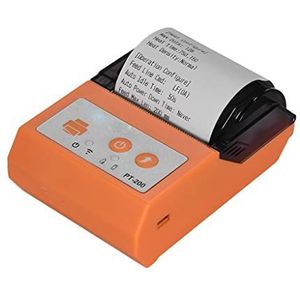 WMMNHY Draagbare Draadloze BT 58mm Ontvangst Thermische Printer Mini Persoonlijke Bill Printer Compatibel met ESC/POS Printopdrachten instellen