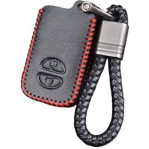 Sleutelbehuizing houder Lederen Autosleutel Case Cover Voor Land Voor Cruiser Voor Prado 150 Voor Camry Voor Prius Voor Crown Sleutelhanger Houder Sleutelbehuizing(2)