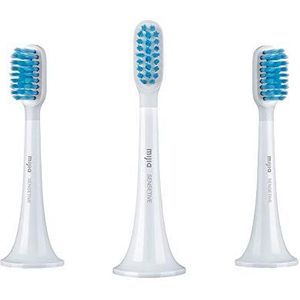 Mijia Sonic Elektrische Tandenborstel Hoofd 3 Pack, Vervangende Tandenborstel Hoofd voor Xiaomi Elektrische Tandenborstel T300 T500 Gevoelige Type Kleine Borstel Hoofd