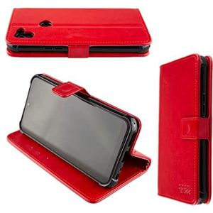caseroxx tas voor Gigaset GS5 Bookstyle-Case in rood cover boek