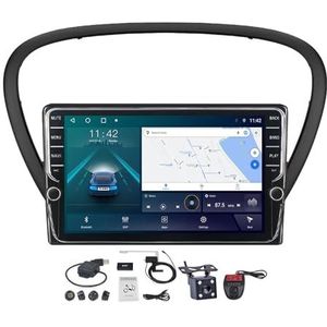 Android 11 Auto Stereo MP5 Player 9'' Screen Autoradio Voor Peugeot 607 2004-2010 Ondersteunt Car-play Android Auto/BT/FM AM RDS DAB+ Radio/Mirror Link/Stuurbediening (Size : K300S)