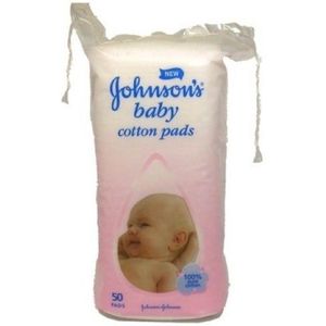 Johnson's Baby - Katoenen Pads - Pack van 50 - Wattenschijfjes