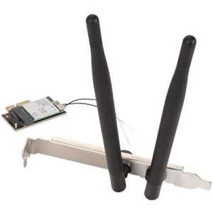WiFi 6E-kaart, Hoge Snelheid AX210NGW Draadloze Netwerkkaart Plug and Play 2,4 Ghz 5 Ghz 6 Ghz met Antenne voor Desktop-pc voor (DAUZkor8w2zug6-12)
