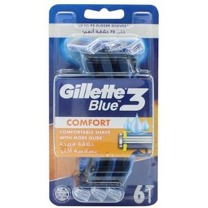 Gillette Blue III Wegwerp Scheermesjes, 6 Count