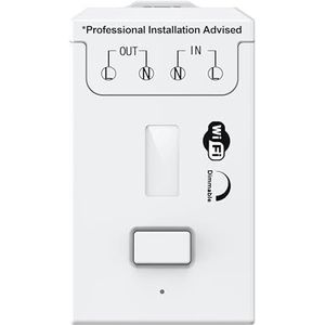 ECO-NEWLEAF DIY Tuya WiFi Smart Dimmer Schakelmodule, draadloze afstandsbediening, Smart Life Tuya App, Alexa Google Home Voice compatibel