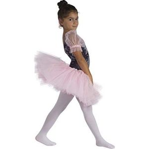 CALZITALY Balletpanty voor meisjes, professionele danspanty, huidkleur, zwart, wit, roze, 4-14 jaar, 40 denier, Made in Italy, wit, 4 Jaar