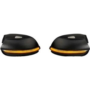Richtingaanwijzer Voor VW Voor Jetta MK6 Voor EOS Dynamische Richtingaanwijzer LED Zijvleugel Achteruitkijkspiegel Indicator Knipperlicht Repeater Licht Knipperlicht Indicator(Double row LED)