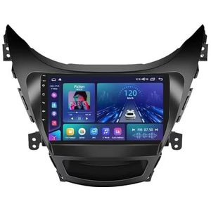 Android autoradio voor Hyundai Elantra Avante I35 2011-2016, 9 inch touchscreen autoradio Autoaccessoires met GPS Bluetooth FM RDS HiFi WiFi(F1 1+32G)