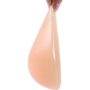 HomeJoySet Naadloze Traanvormige Siliconen Borstprothese - Tepelvrije Prothese For Mastectomie, Crossdresser, Transgender - 900 G/stuk, Enkel(700g/Piece)