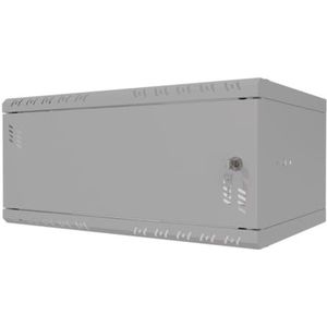 Stalflex Rack 19 inch 4U 350 mm STANDAARD - Staal voor zware toepassingen - Rack en kasten voor netwerkapparatuur - Rackkast compatibel met Planken - Metalen Deur