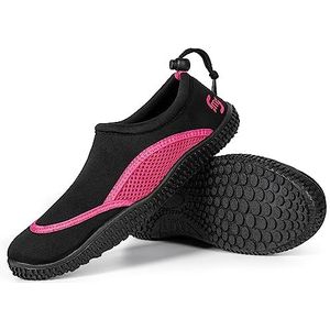 molti Badschoenen voor dames en heren, aquaschoenen, zwemschoenen, waterschoenen, antislip, strandschoenen, uniseks, maat 36-45, zwart, roze, 39 EU