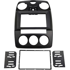 DKMUS Dubbele Din Radio Stereo Dash Installatie Trim Kit voor Chrysler Pt Cruiser 2006-2010 past 7 Inch en 9 Inch