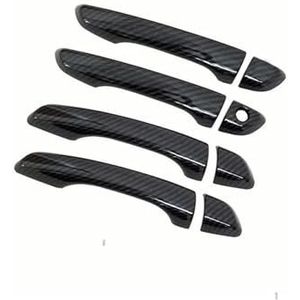 Autodeurgrepen Covers Voor Citroen C3 2017 2018 2019 2020 Exterieur Kras Beschermende Decors Accessoires(Handle 1 Keyhole3)