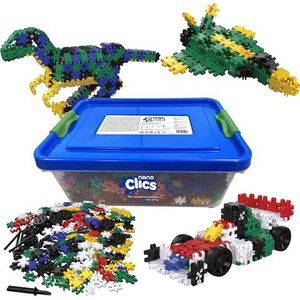 Nano Clics - Creative Builders - 2000 Stukjes - 15 in 1 Bouwblokken - Gemaakt Van 100% Recycled Plastic