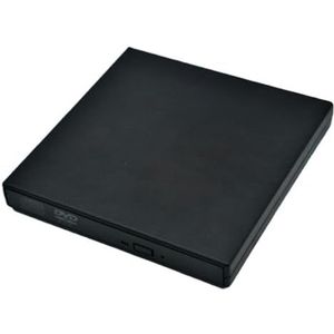 Externe USB Mobiele Dvd-speler CD-brander Met Beweging Heldere Beeldkwaliteit Stabiele Audio(Black)