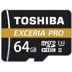 Toshiba THN-M501G0640E7 geheugenkaart (microfoon, zwart, oranje, wit, UHS-II, Class 10, SD)