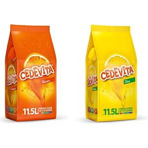 Cedevita Lemon / Cedevita Orange Instant Vitamin Drink Mix 2 x 1kg, maakt 26 L sap alcoholvrij