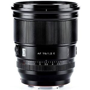 VILTROX PRO 75mm f/1.2 E voor Sony e-Mount, 75mm f1.2 Auto Focus Prime Lens voor Sony E Mount Mirrorless a7 a6700 a6500