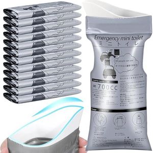 YADOBIG 12 stuks urinezak voor onderweg, 700ml wegwerp urinezak voor mannen vrouwen kinderen, draagbaar urinaal, plaszak voor onderweg, kamperen, reizen, auto file, outdoor