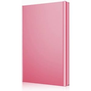 Metalen externe harde schijf Hdd 320g/500g/1tb, draagbare 2,5 inch back-upopslag, geschikt voor desktopcomputers, Ps4, Xbox, smartphones, laptops, slimme tv's (320 GB, roze)