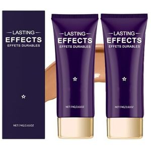 Body Coverage Foundation, Body Full Coverage Concealer Waterproof No-Taste, Langdurige zweetbestendige concealer voor vrouwen, Beenmake-up Waterproof, Natuurlijke glans (dark*2)