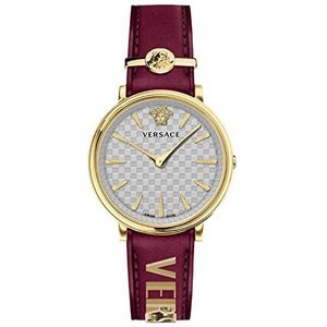 Versace Dames analoog digitaal automatisch horloge met armband S0373526, Meerkleurig, Riemen.