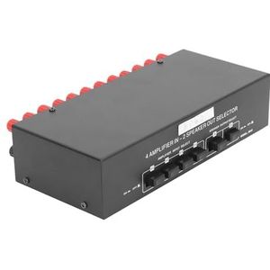 Passieve Schakelaar, Handmatig Schakelen 300 W, 10 Hz-50 KHz, Brede Compatibiliteit, Audioschakelaar, 4 Versterkers voor Muziek