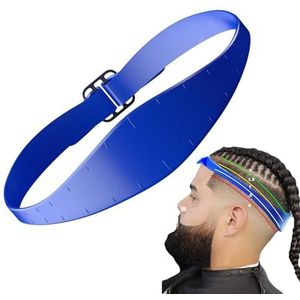 Verkleuringsgids, haarknipgids, scheersjabloon, haarlijngereedschappen, haarknipgids, siliconen gebogen band voor kapsels thuis, Sallon