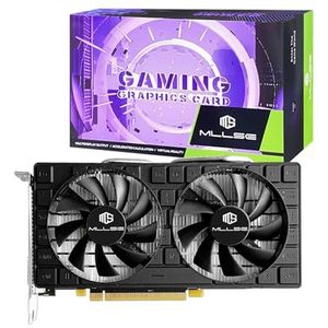 Mllse RX 580 8 GB grafische kaart, 256 bit GDDR5, 2048SP, PCIE 3.0 gaming videokaart, dubbele ventilatorkoeling, gaming-kaart met HDMI/DP/DVI-poorten, desktop grafische kaart, kaart